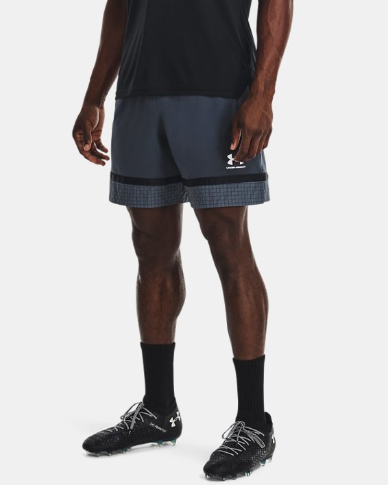 Men's UA Accelerate Woven Shorts, Gray, pdpMainDesktop image number 0
